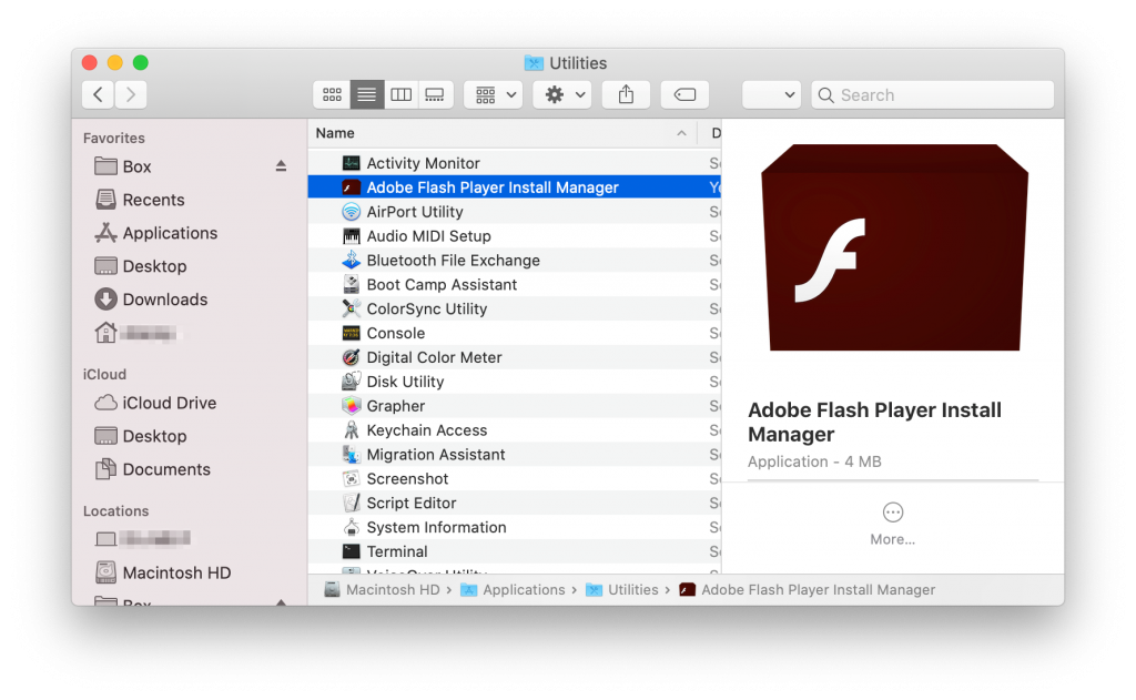 download adobe flash player install manager for mac